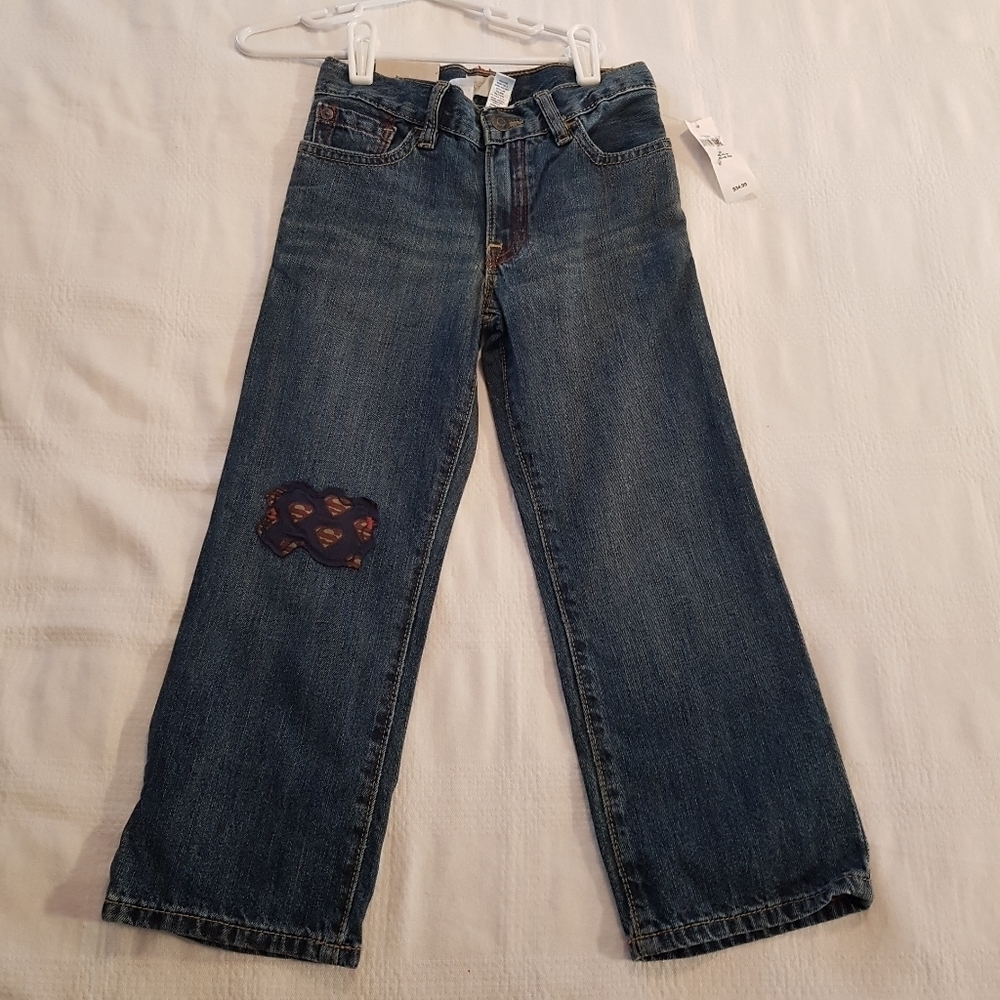 Gap Superman designed jeans boys 5T NWT